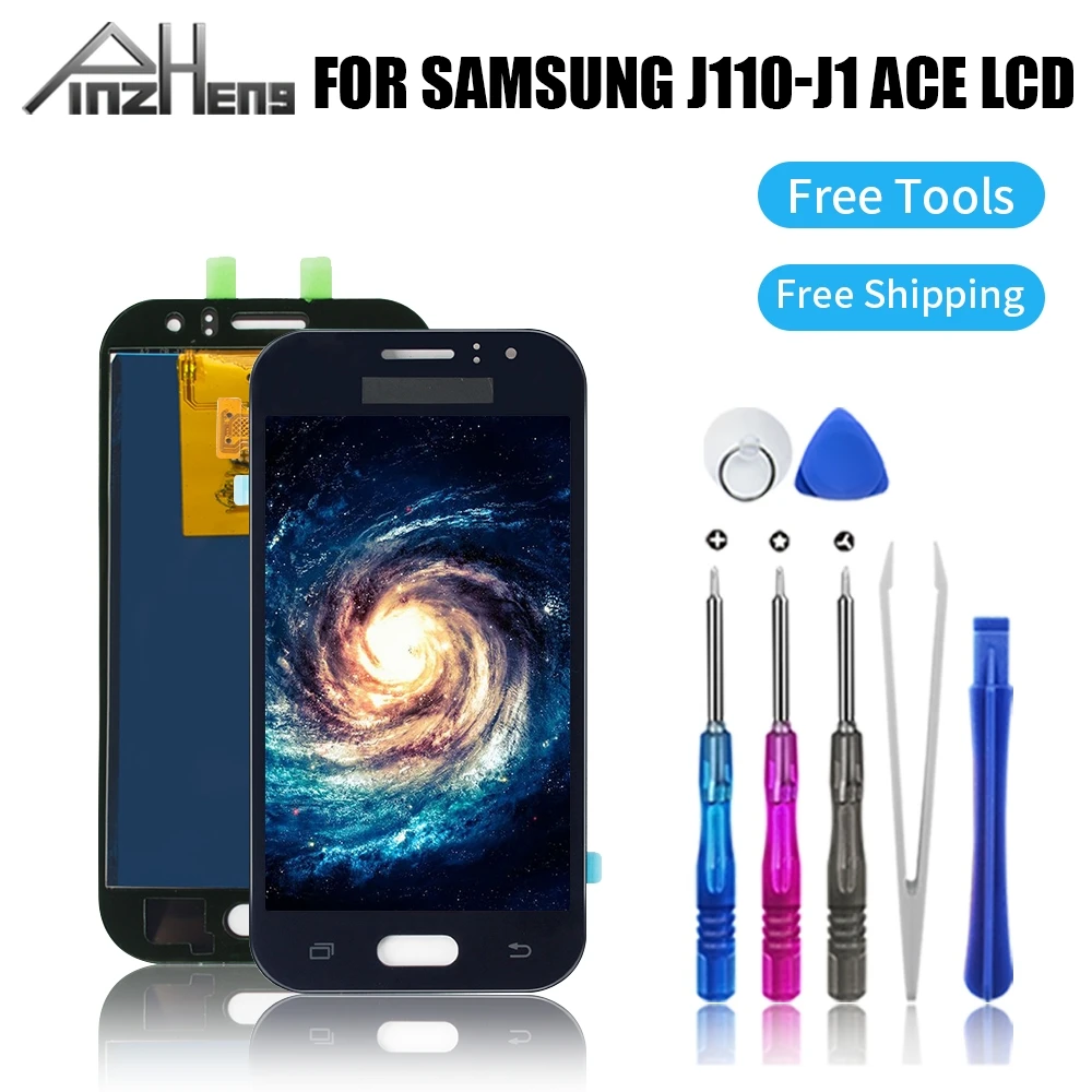 Сенсорный ЖК дисплей PINZHENG для Samsung Galaxy J1 Ace J110 SM J110F J110H сенсорный экран дигитайзер