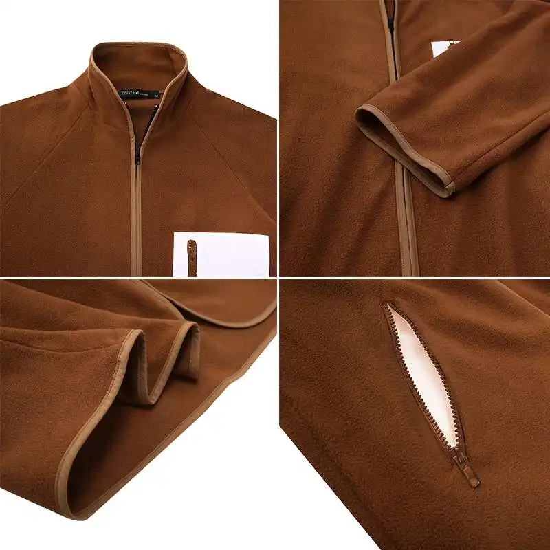 

Fashion Fluffy Fleece Outwear ZANZEA 2021 Winter Women's Long Sleeve Coats Female Zip Patchwork Overcoats Casual Long Jackets