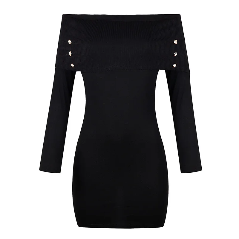 

New Women's 2019 Spring Casual Off-Shoulder PartyCocktail Short Mini Dress