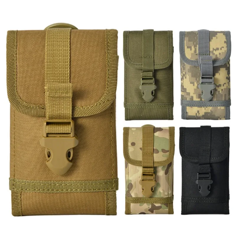 

Outdoor Tactical Molle Utility Bag Waist Accessories Bags Phone Belt Pouch Cell Phone Holder Mobile Phone Case