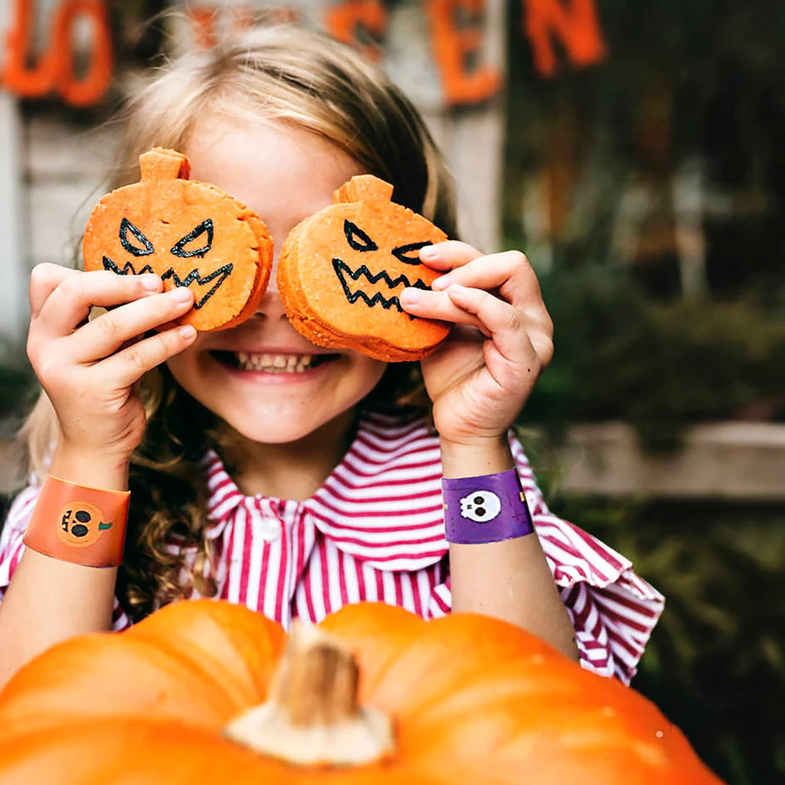 Toys Band Bracelet Wrist Hand Ring Slap Birthday Party Favors Silicone Boy Kids Accessories Halloween | Игрушки и хобби