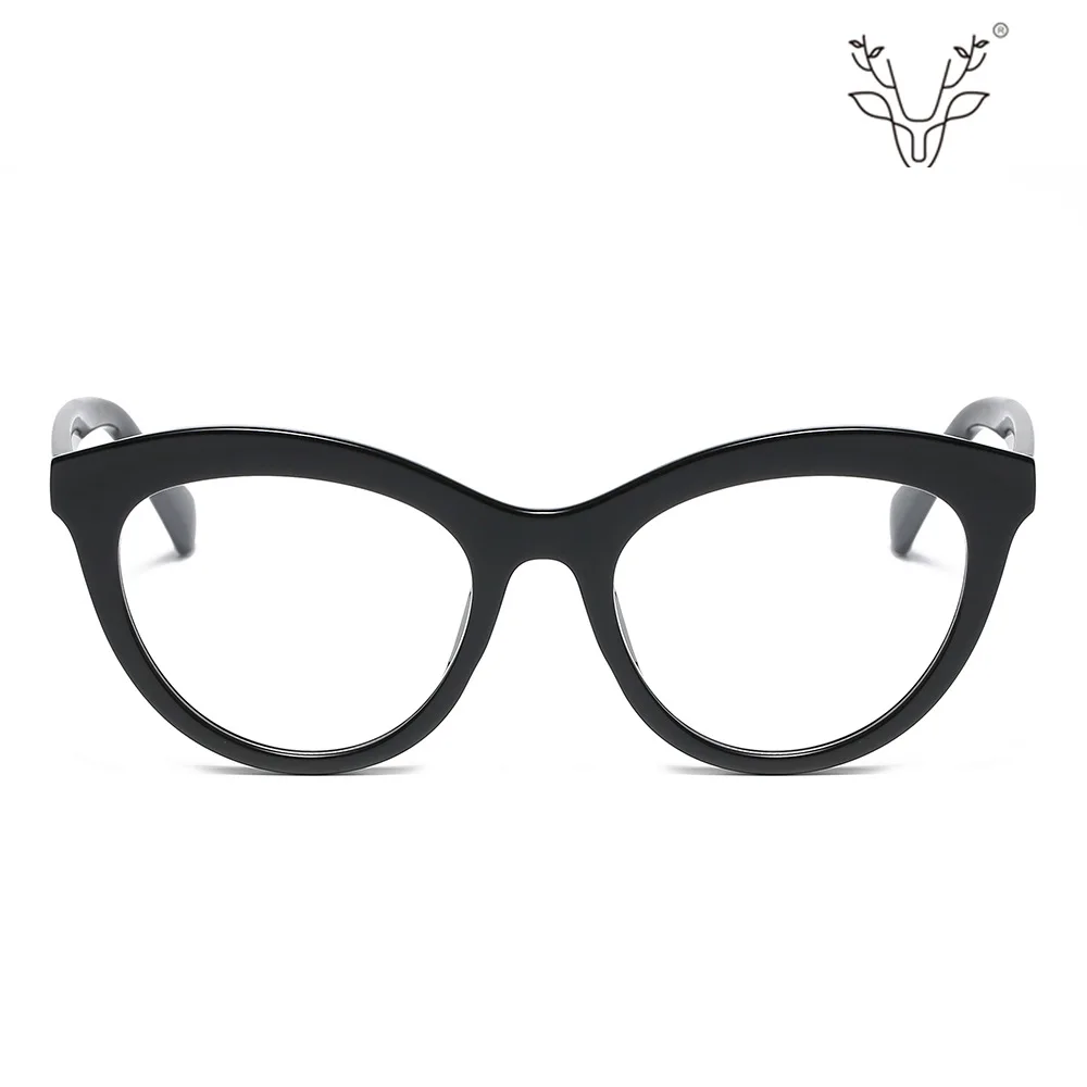 

Новая овальная оправа для очков кошачий глаз очки черная оправа прозрачные полимерные линзы