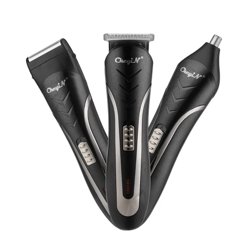 

Rechargeable Men Powerful Hair Clipper Sideburns Trimmer Professional Hair Shaving Kit Cordless Nose Hair Trimmer Shaver Razor