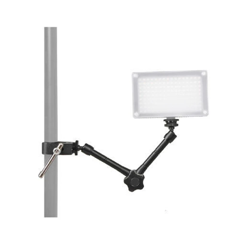 

2Pcs 11 Inch Adjustable Articulating Magic Arm + Super Clamp for LED Light DSLR Rig LCD Monitor