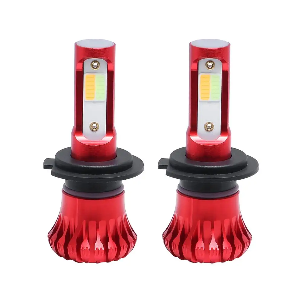 Диодный светильник H7 Led Fogs для авто H1 H3 H11 светодиодная лампа 9005 HB3 9006 боковое