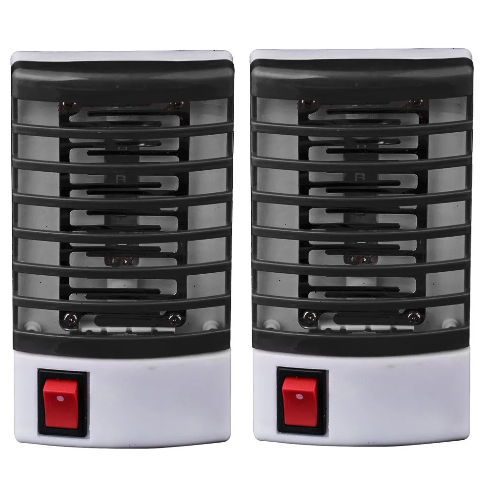 2 шт. ЕС вилка ночник светильник лампа от комаров светодиодный датчик защита