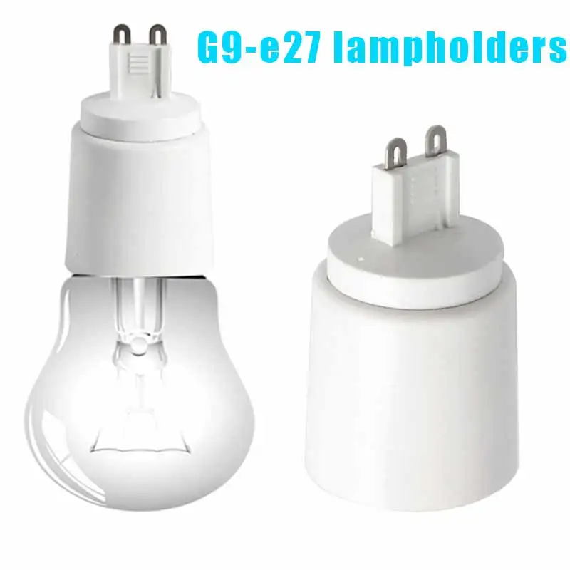 

G9 To E27 Socket Base Halogen CFL Light Bulb Lamp Adapter Converter Holder TRYC889