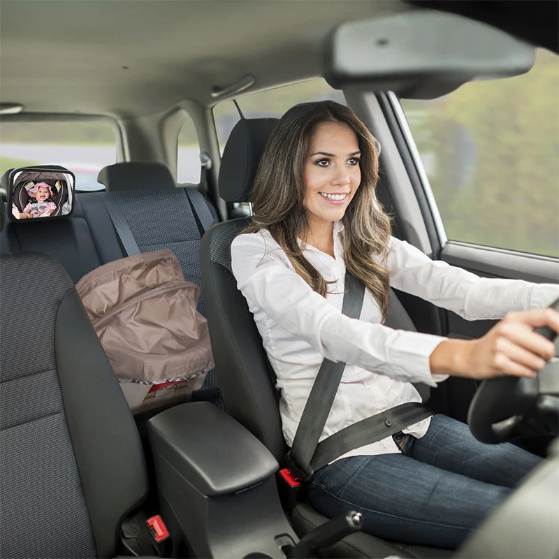 

Baby Car Mirror Safety View Back Seat Adjustable Rearview Facing Headrest Mount Child Kid Infant Baby Safety Monitor Accessories