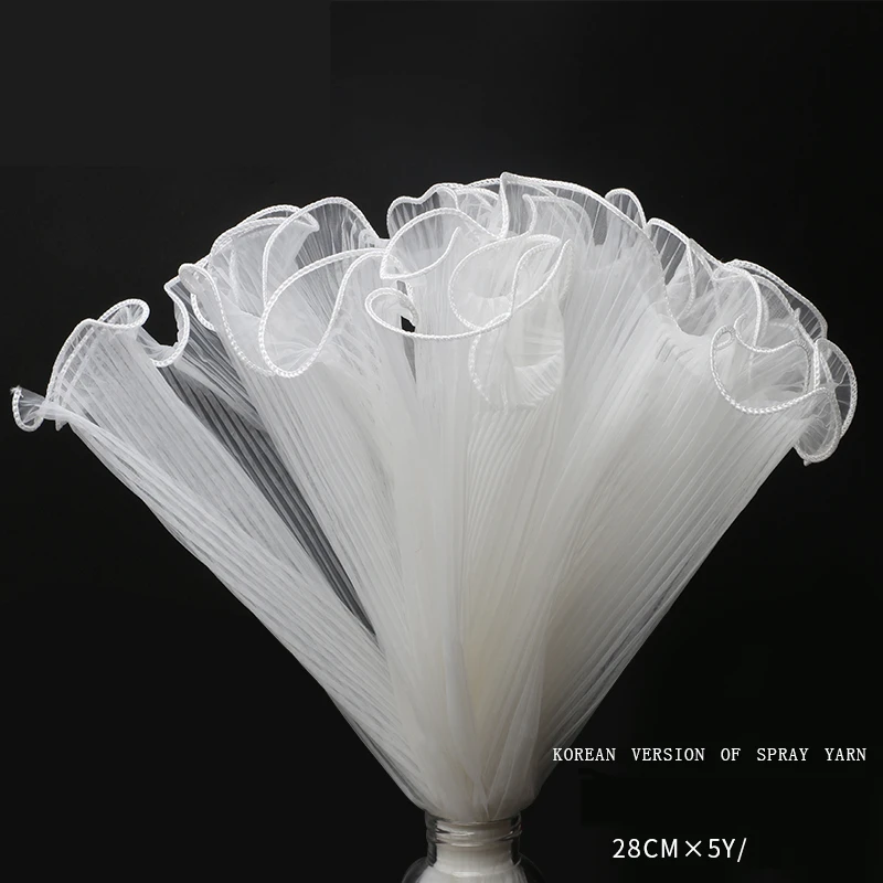 25 см * 5 ярдов строительная сетка цветочная упаковка кружевная марля цветочный