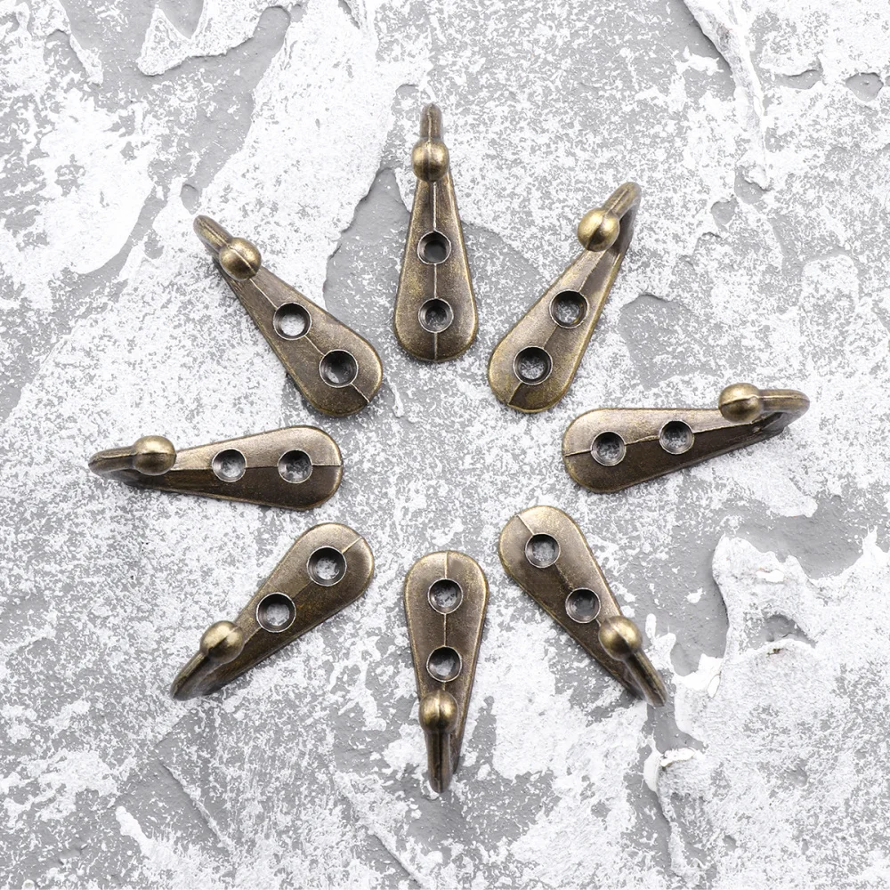 

BESTOMZ 10pcs Coat Hooks Heavy Duty Wall Mounted Hanger Antique Closet Hooks for Towel Clothes