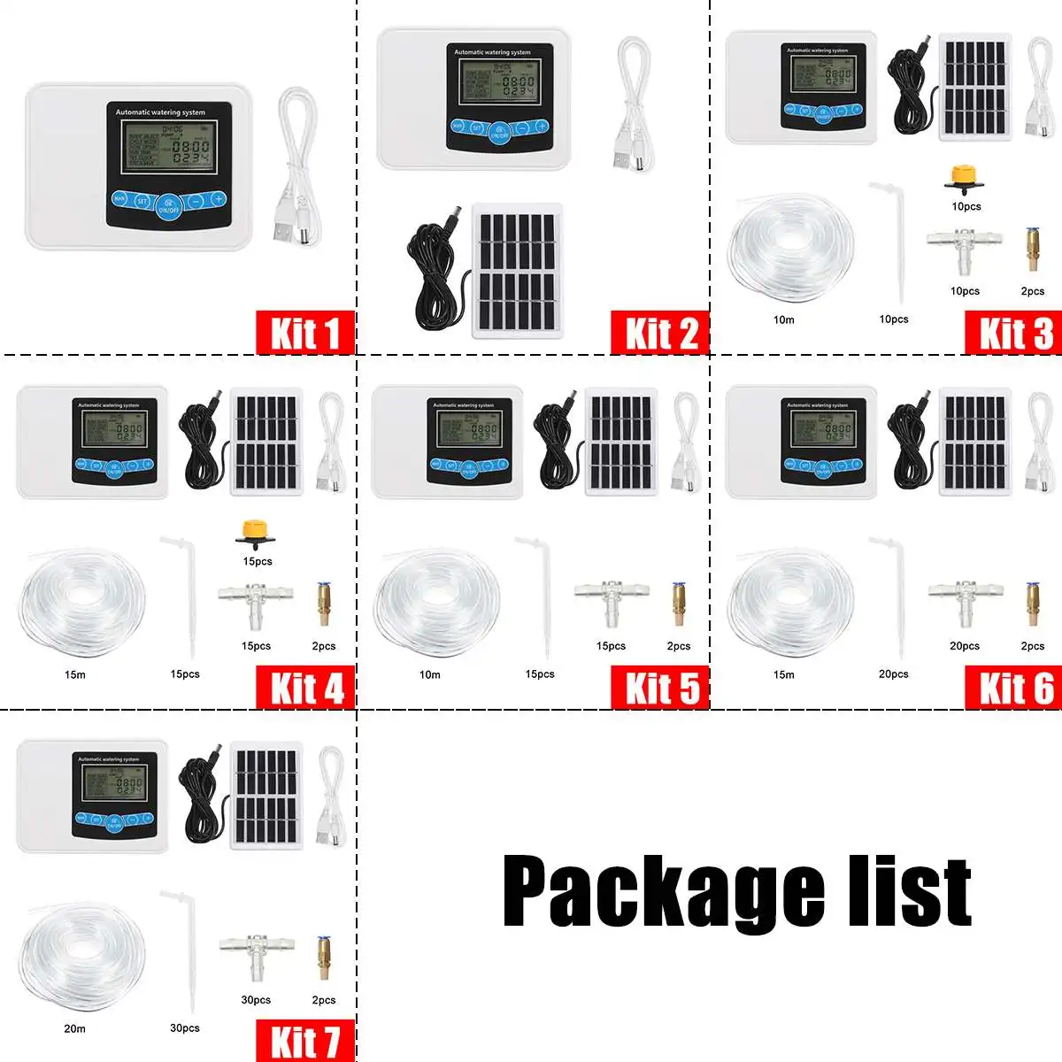 Садовый капельный телефон контроллер двойного насоса система таймера