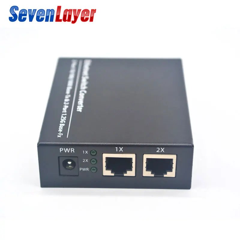 Волоконный коммутатор 10/100/1000 м 2 RJ45 UTP SC волоконный гигабитный