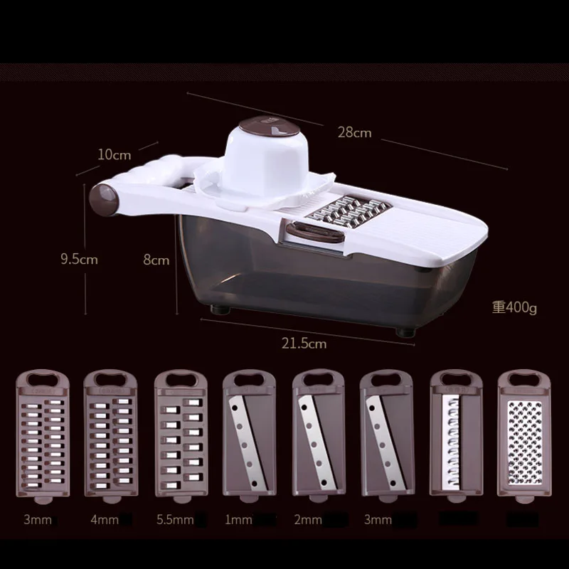 Многофункциональный регулируемый измельчитель для овощей нож резки