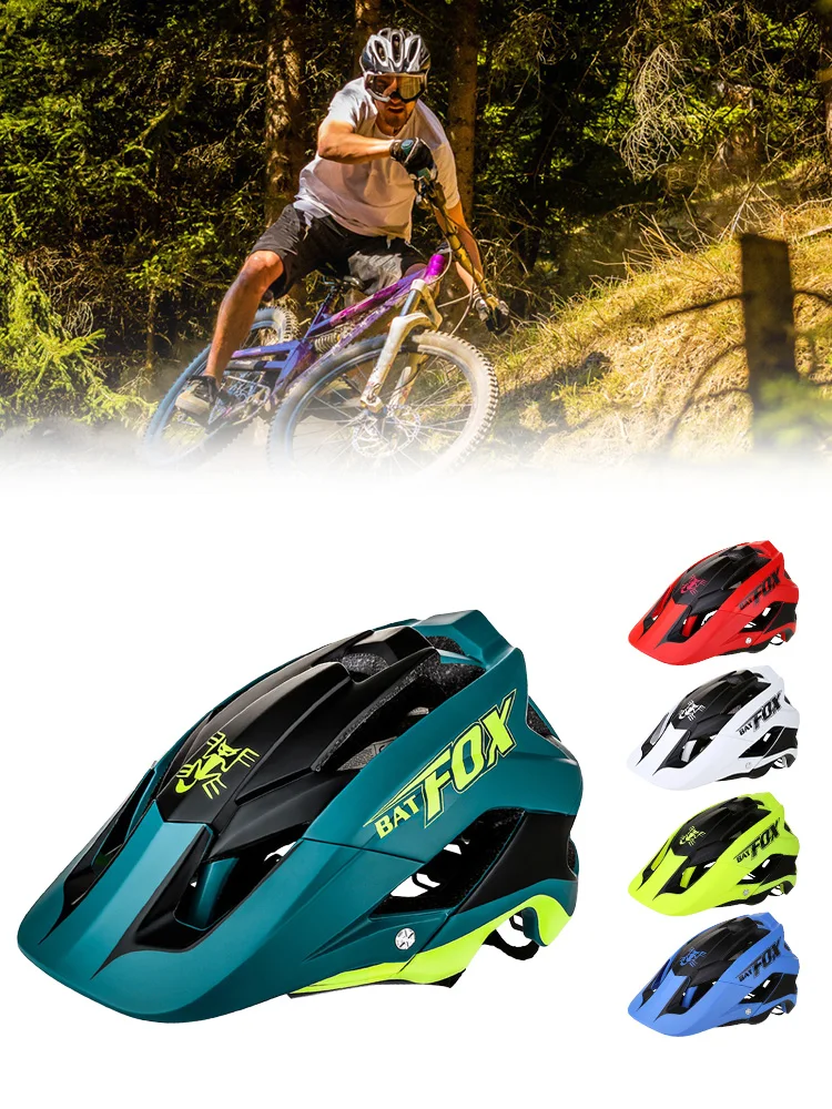 

Riding Helmet Adjustable Cool Mountain Bike Helmet Lightweight Breathable In-mold Bicycle Safety Cap Outdoor Sport Mountain Bike