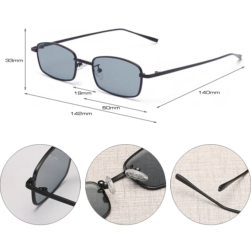 SHAUNA трендовые женские маленькие квадратные солнцезащитные очки популярные