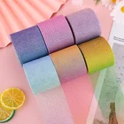 Лента из тюля с блестками, 6 см, 25 лет