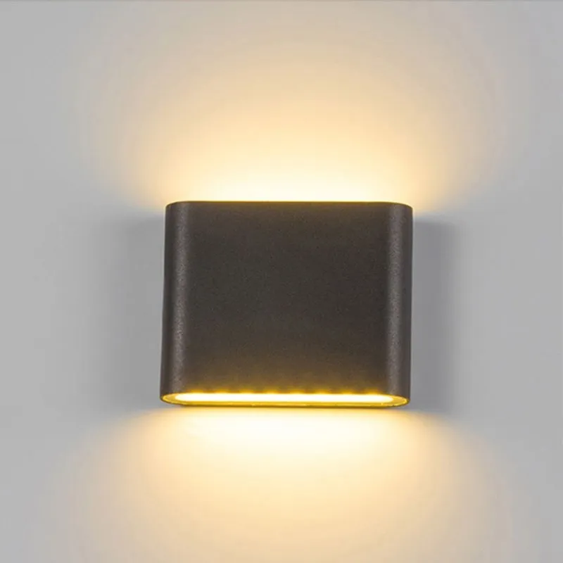 

Modern Waterproof outdoor 12W LED wall lamp IP65 Aluminum UP and Down Wall Light Garden porch Sconce Decoration Light 110V 220V