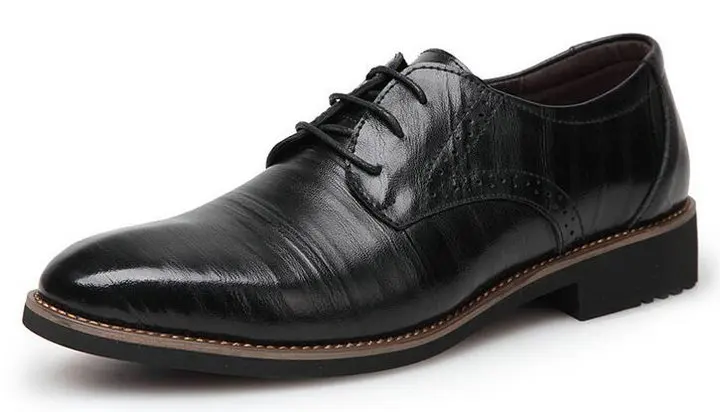 Мужские классические туфли из натуральной кожи большие размеры|Туфли| |