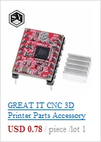 Cnc щит v3 гравировальный станок/3d принтер/+ 4 шт A4988 Плата расширения драйвера для Arduino