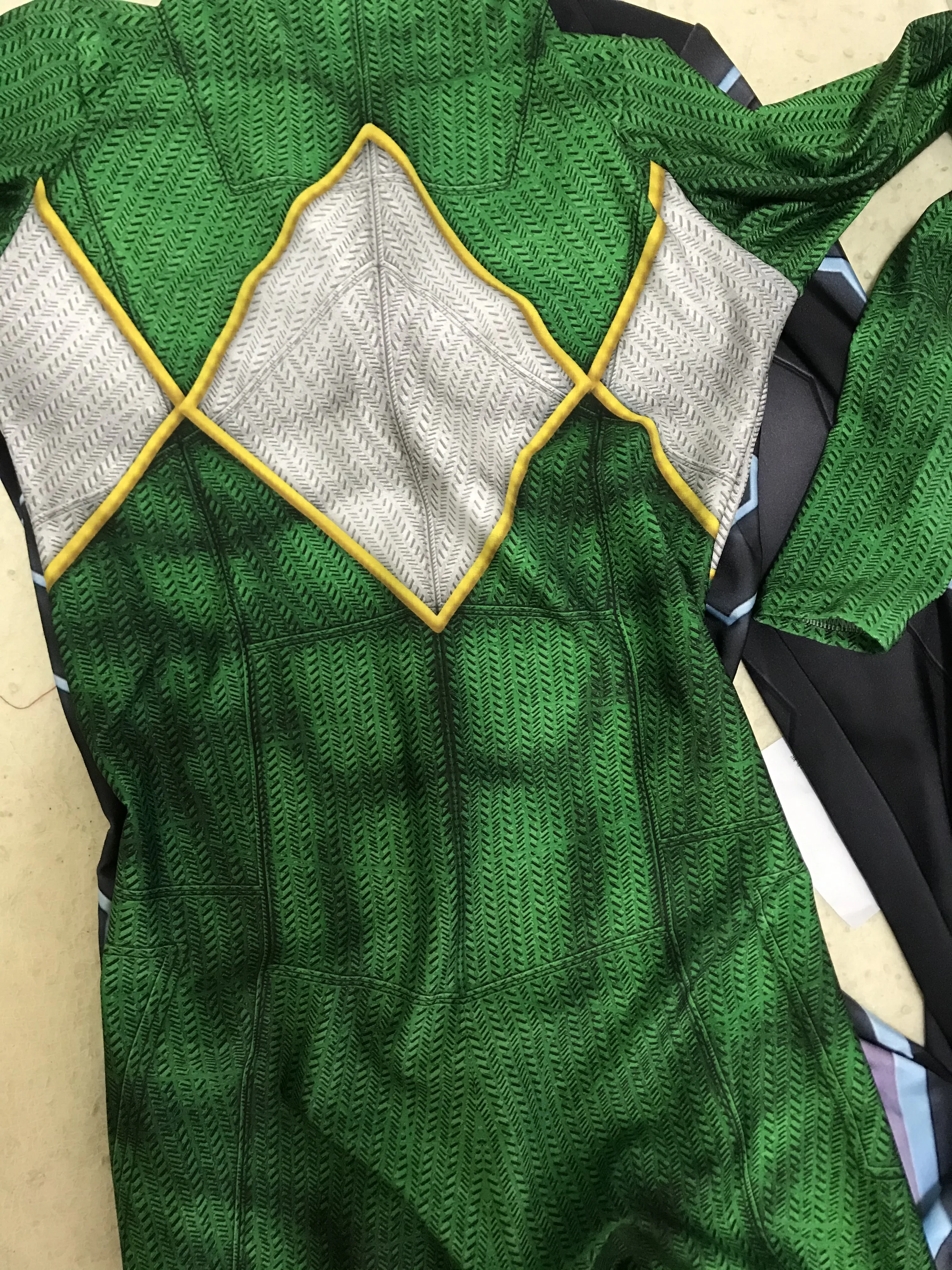 Зеленый костюм для косплея Kyoryu Sentai с 3D принтом рейнджера Zyuranger костюмы зеленых