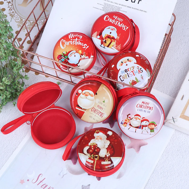 Рождественская жестяная коробка для конфет банка железные коробки хранения