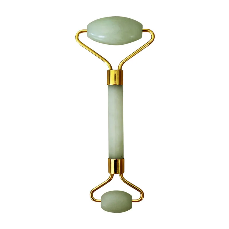 

Double Heads Jade Stone Face Facial Massage Roller Guasha Board Lift Body Skin Relaxation Slimming Beauty Neck Thin Lift