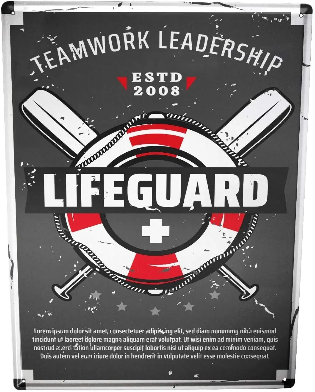 

С 2004 года оловянный знак профессиональная Гильдия Lifeguard