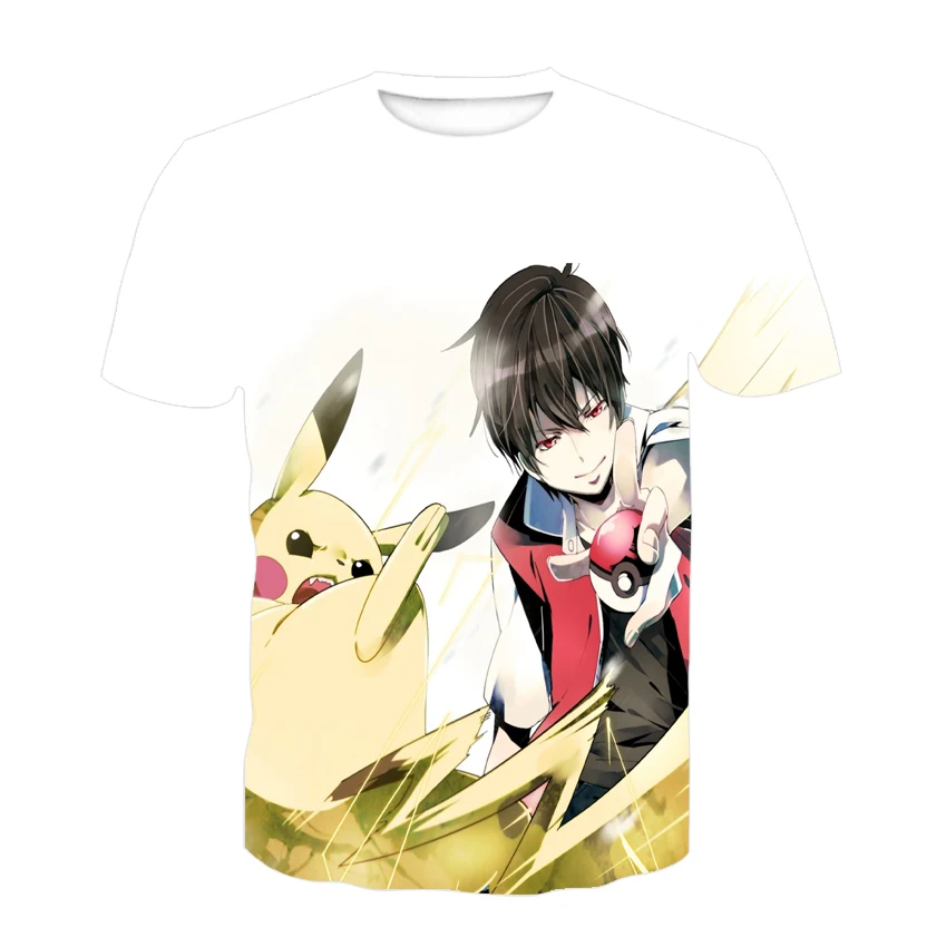 

New Cartoon Boy Girl Clothes 3d Printing T-Shirt Kids Summer Fashion Top Casual Round Neck Shirt Anime Plus Size Streetwear