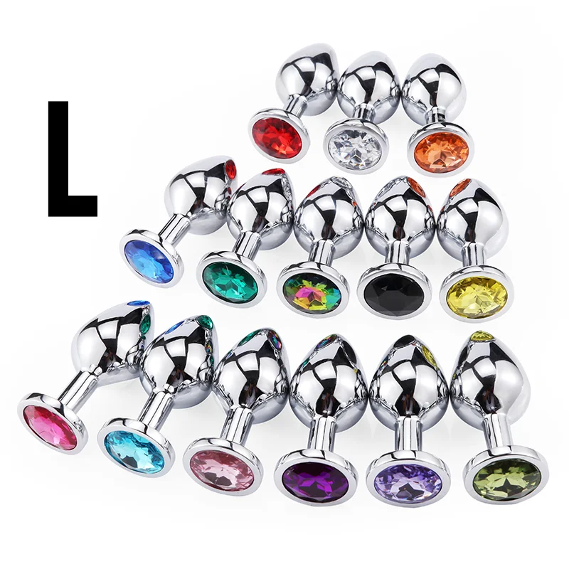 Large Metal Anus Plug Men and Women Anus Expansion Irritation Toy Stainless Steel Material Adult Sexy Aid Store