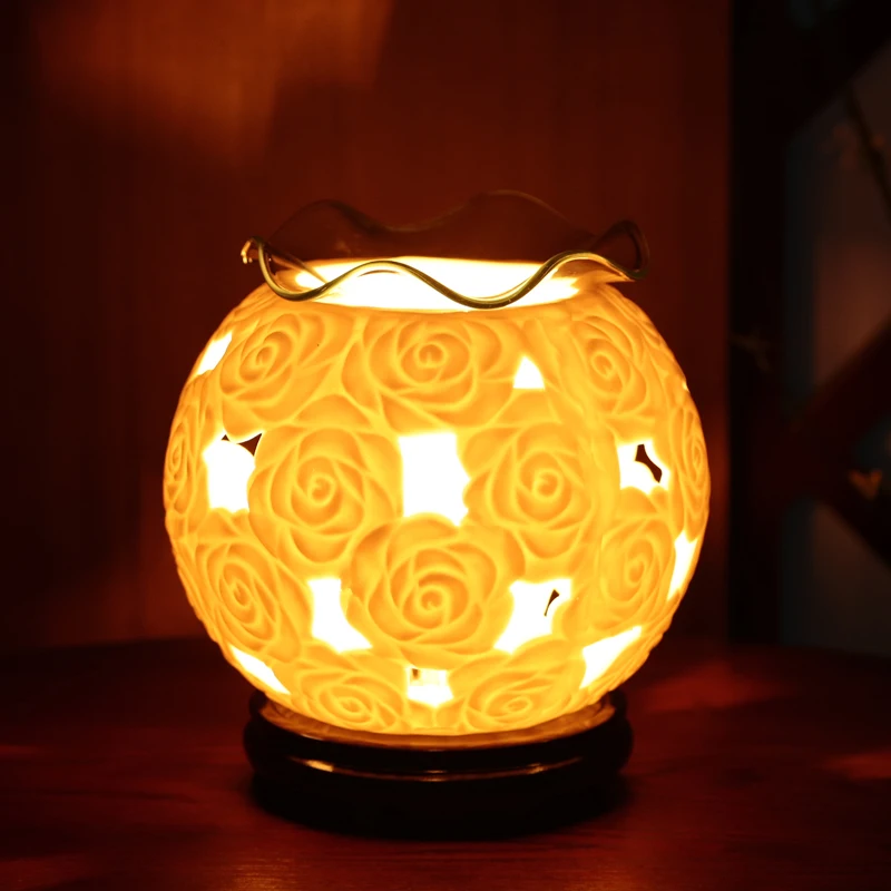 Керамическая электронная благовония лампа для благовоний эфирное масло вилка