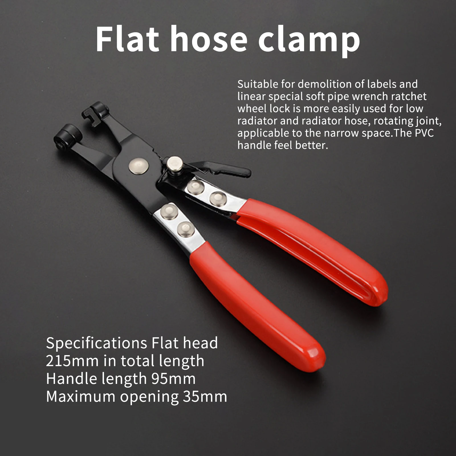 

New Wear-Resistant Auto Hose Clamp Pliers Durable Car Hose Remover Easy Use Car Joint Banding Tool Car Joint Pincer