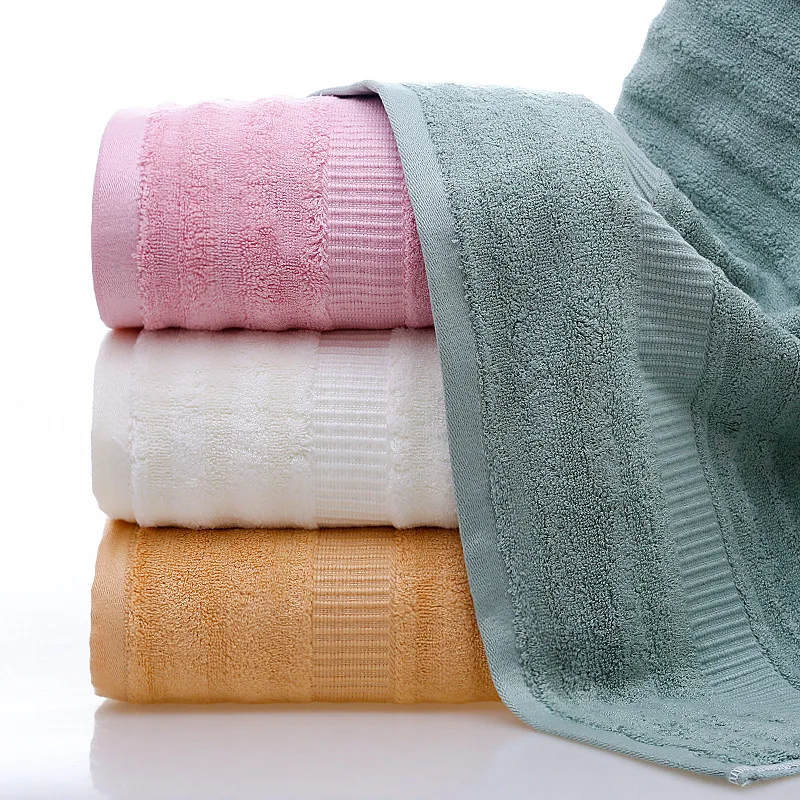 

Manufacturers Direct Selling Thick Bamboo Fiber Bath Towel Adult Tube Top Bath Towel European Style Plain Color Wavy Lines Bath