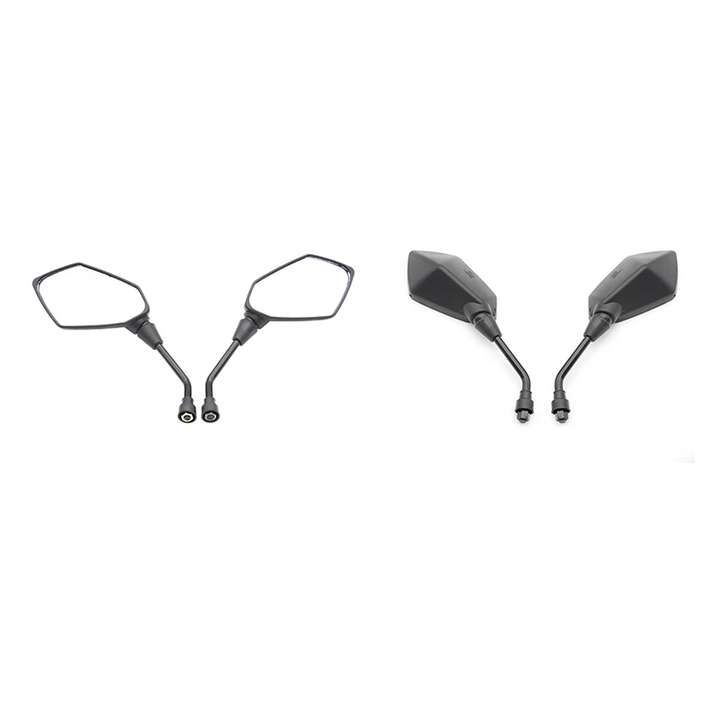 

Зеркало заднего вида мотоциклетное, универсальное, 2 шт., большие размеры, черное, хромированное, для мотоцикла, скутера, боковое зеркало зад...