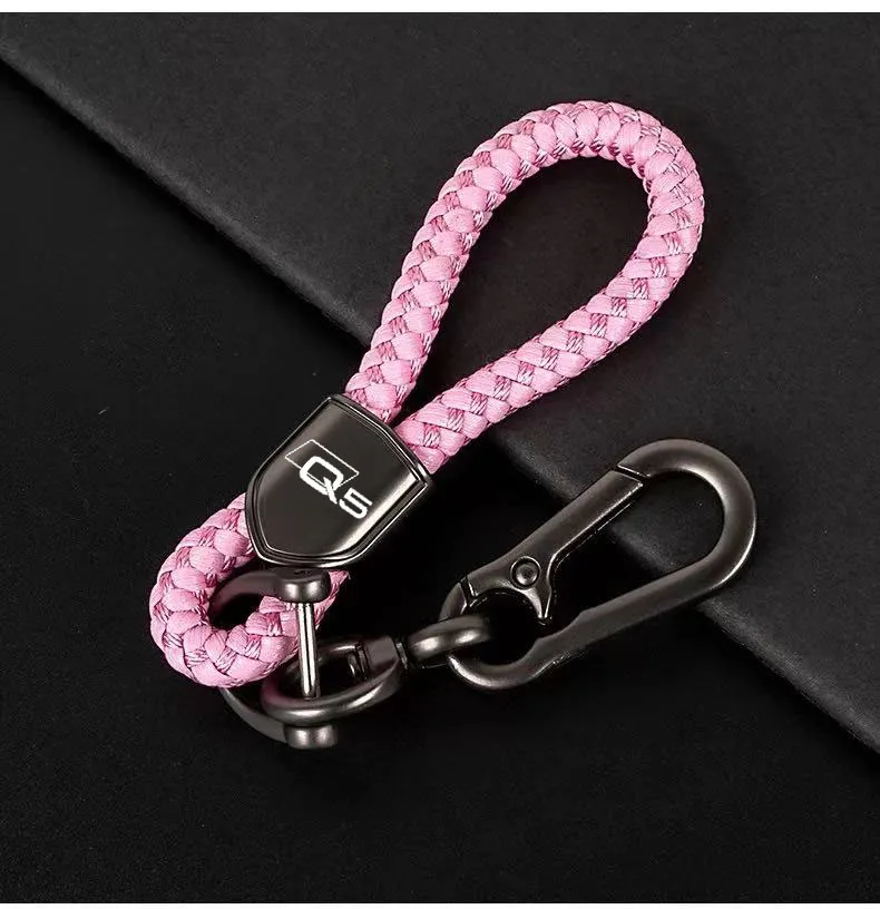 Брелок для автомобиля ручной работы плетеный трос audi a3 a4 a5 a6 a7 q2 q3 q5 q7 q8 из