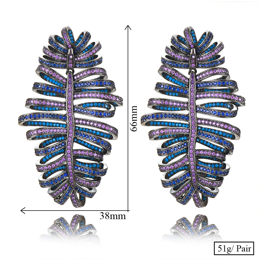 

missvikki Dubai Nigerian Unique Drop Earrings Romantic Charm Shiny Fashion Ladies Daily Party Show Earring Jewelry Best Gift