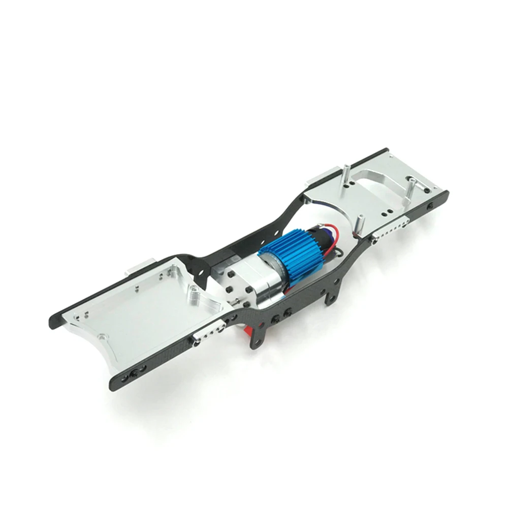 

for MN D90 D91 D96 D99S MN90 NM99S 1/12 RC Car Upgrade Parts Carbon Fiber & Metal Chassis Frame Gearbox Set