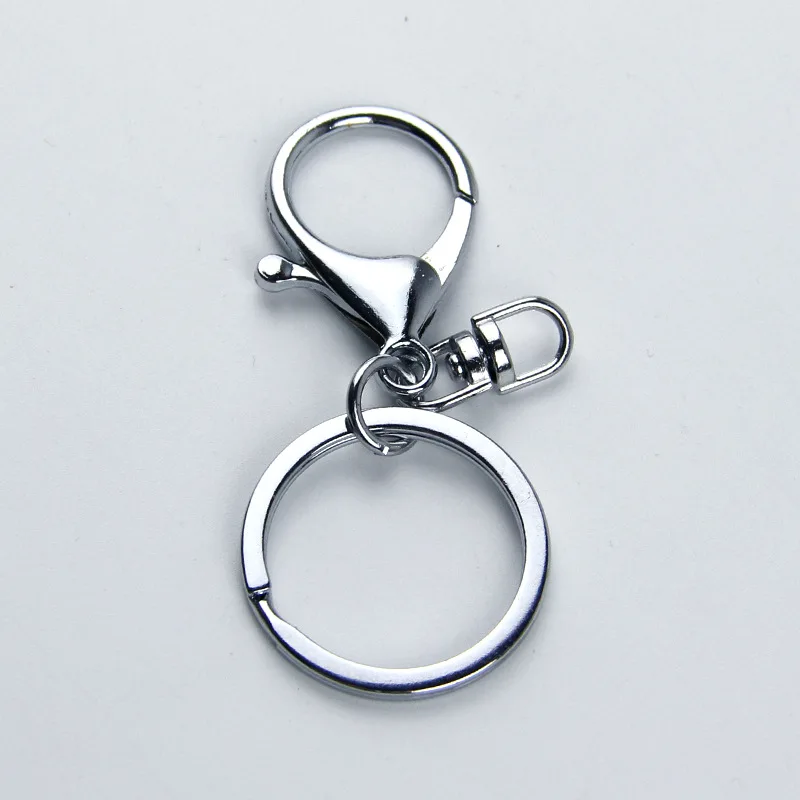 Брелок из нержавеющей стали для мужчин и женщин простой прочный держатель с