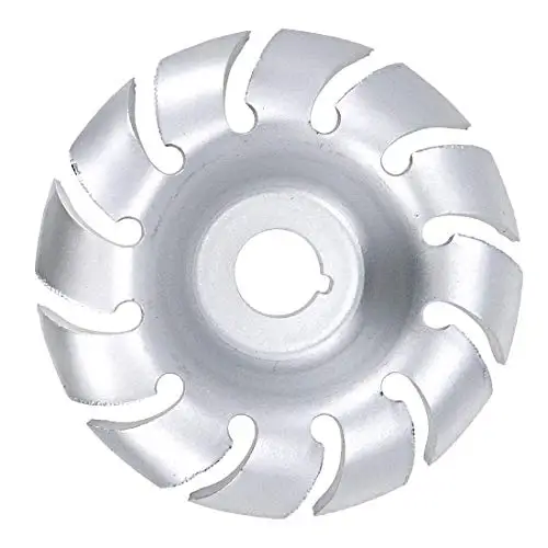 

90mm Wood Carving Disc Wood Shaping Disc, 16mm Bore 12 Teeth Extreme Shaping Disc for Angle Grinder Woodworking Tool Woodcarving