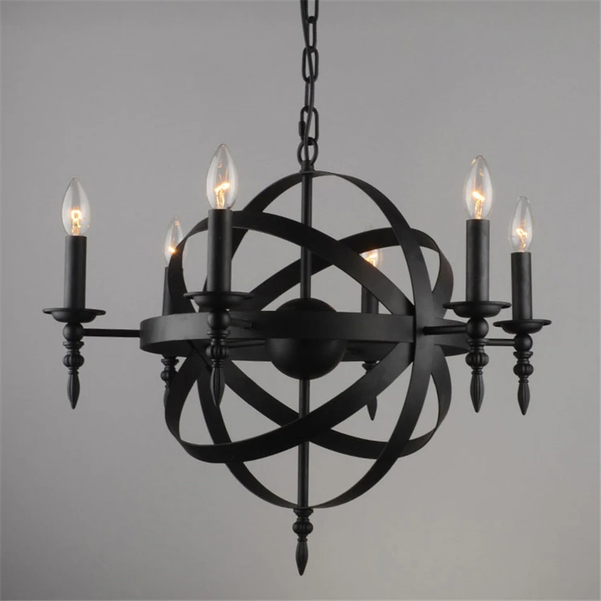 Goedkoop Retro Industriële Vintage Loft Vintage Kroonluchters Verlichting Bar Lampen Voor Eetkamer Woonkamer Amerikaanse Stijl Home Verlichting