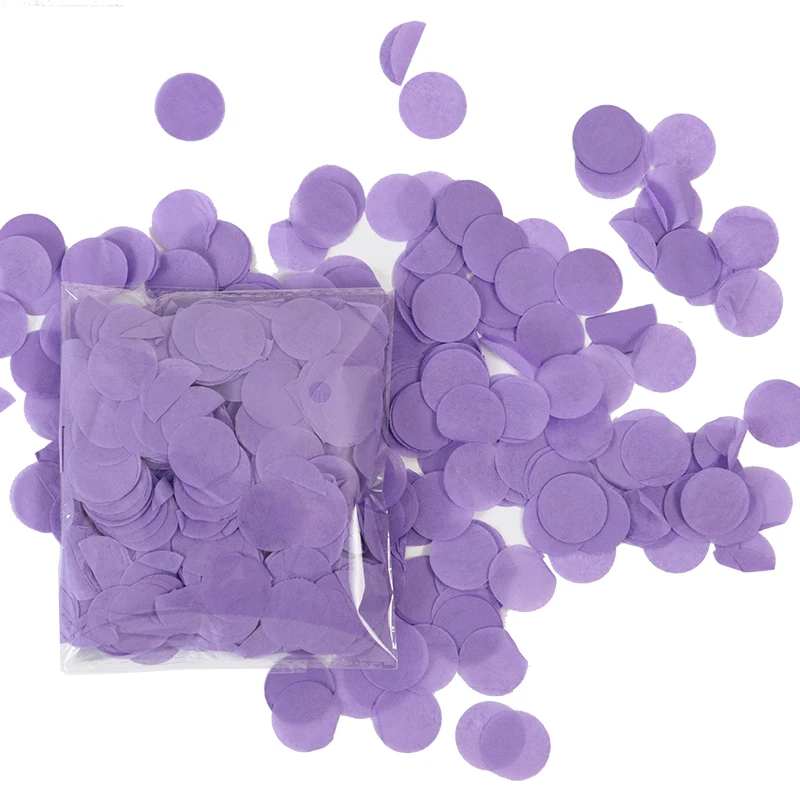 light purple 500 г/1 кг 2,5 см круглые шары конфетти цвета: золотистый, серебристый цвета розового золота Фольга Mulit Цвета Пол раскрыть одежда для свадьбы, дня рождения украшения - Цвет: light purple