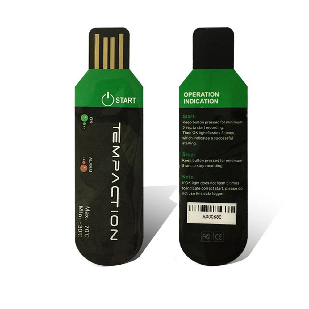 

USB-Регистратор для мониторинга температуры в формате PDF, 12000 точек