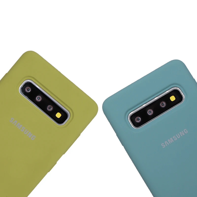 Оригинальный жидкий силиконовый чехол для Samsung Galaxy S9 Plus шелковистый мягкий