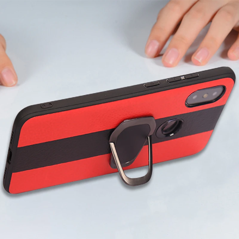 Luxury Car Phone Case For Xiaomi Mi 9 SE 9T A3 Pocophone F1 CC9 Cover TPU Edge Rotating Bracket Ring Redmi 7 7A K20 Pro Capa |