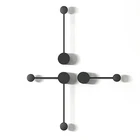 Креативный современный фон светодиодный настенный светильник фойе спальни гостиной проход противоположный свет decrotave настенный светильник светодиодный минимализм бра