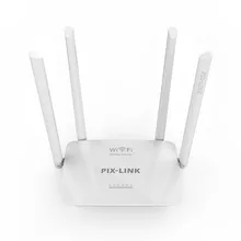 300Mbps Wireless WiFi Router PIXLINK WR08 English Firmware Wi-fi Repeater Booster 5Ports RJ45 802.11N Easy Setup for Home White
