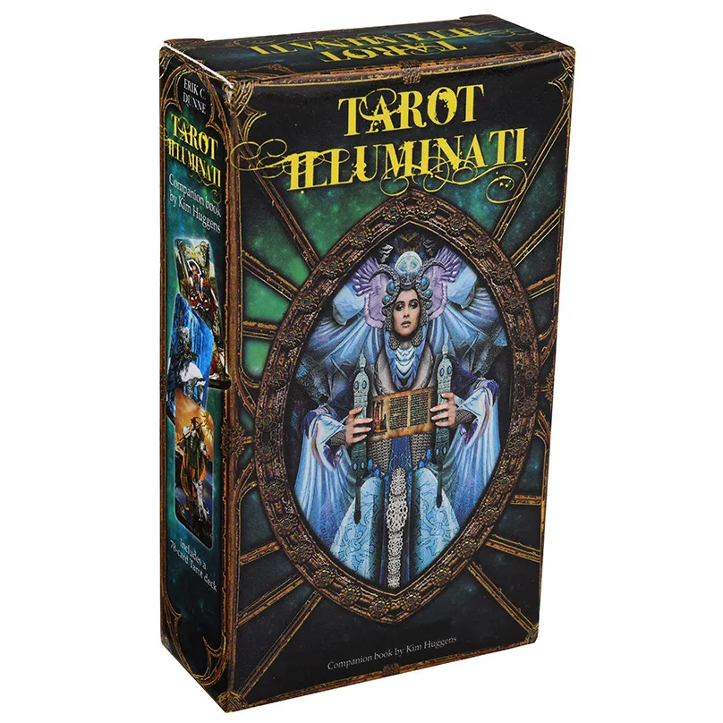 

Tarot Illuminati Cards Tarot Oracles Kit Electronic Guidebook Toy Book Deck E-Guide Tarot Card Divination Game and Cards Oracles