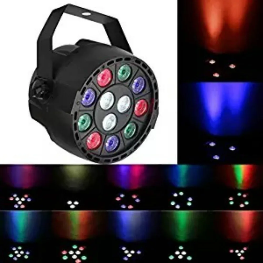 Горячий Par Светильник светодиодный 12x3W RGB 3 в 1 профессиональный сценический