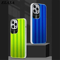 luminous phone case for iphone 12 11 pro max xr x 7 8 plus se 2020 coque fashion bright color camera protection shockproof cover
