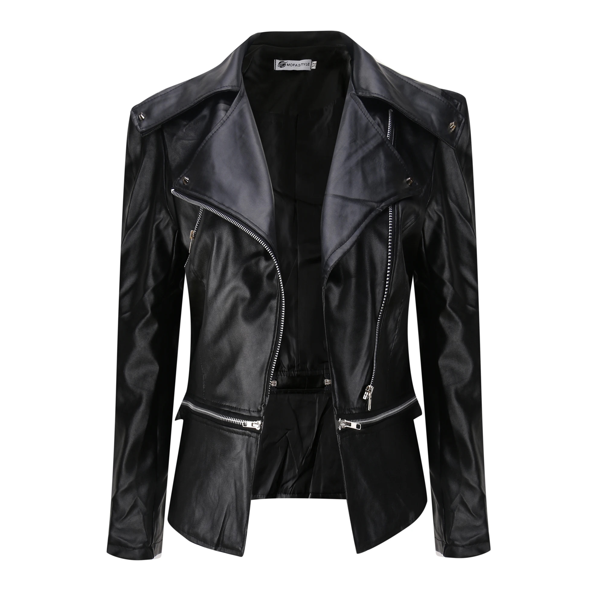 Женские куртки базовые пальто из искусственной кожи модные повседневные осенне