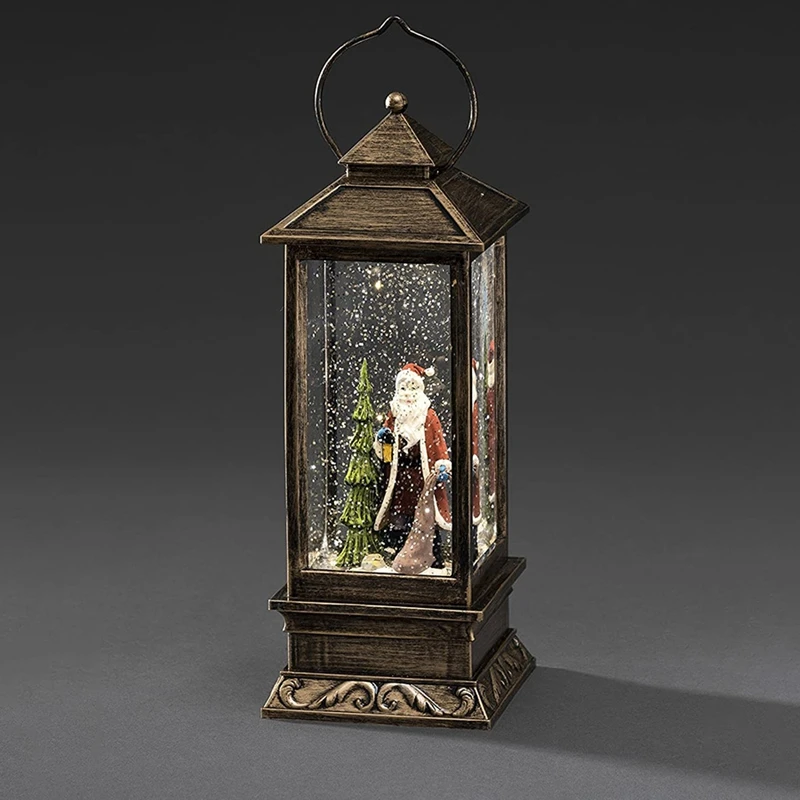 

Big deal LED Snow Lamp with Santa Claus (IP20) Warm Brown Diode Christmas Decorations Creative Materials for Decorating